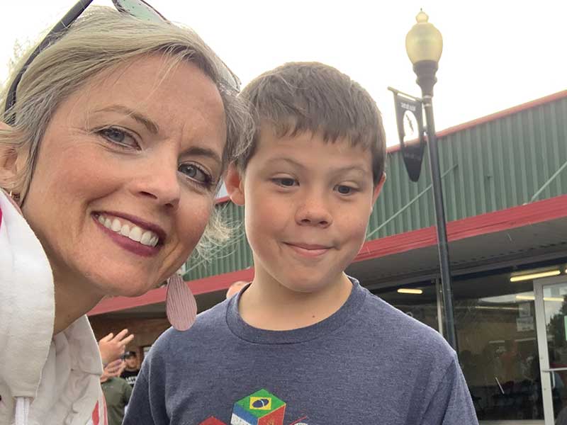 Sarah and Jack selfie