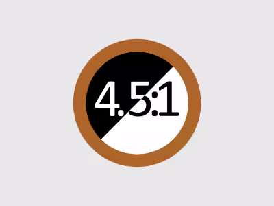 Text contrast icon